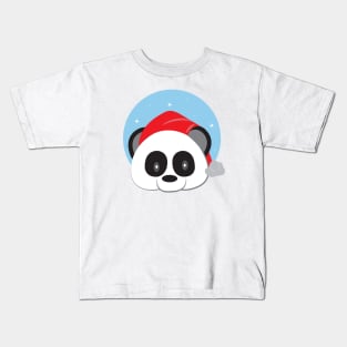 Panda Marry Christmas Kids T-Shirt